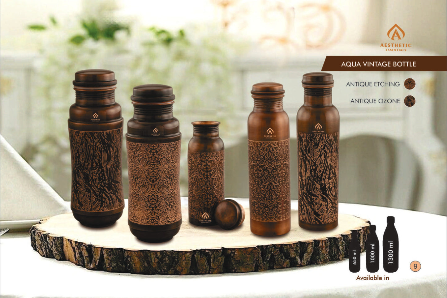AQUA VINTAGE BOTTLE