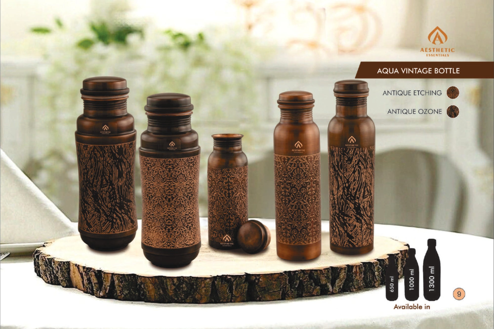 AQUA VINTAGE BOTTLE